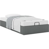 vidaXL Otomanski posteljni okvir brez vzmetnice siv 80x200 cm blago | Shoptok.si