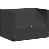 vidaXL Škatla za ujetje krogle Črna 29 x 22 x 20 cm Jeklo | Shoptok.si