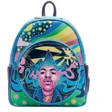 Loungefly Jimi Hendrix Psychodelic Landscape Zip Mini Backpack ( 057409 )