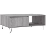 Maison Chic Klubska mizica - kavna mizica - Nizka mizica siva sonoma 90x60x35 cm inženirski les, (21752524) Cene