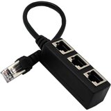 Dardanar omrežni 1- do 3-vratni ethernetni adapterski kabel, razdelilnik omrežnega kabla, ethernetni podaljšek 1-3, (21205087) | Shoptok.si