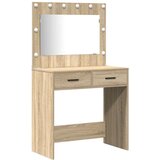  Set od 2 komada za toaletni stol s LED rasvjetom od Sonoma hrasta | shoptok.hr