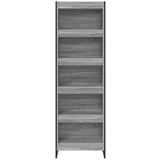 vidaXL Ormarić za knjige 2 pcs Siva Sonoma 80 x 30 x 155 cm | shoptok.hr