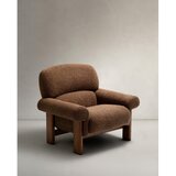 Kave Home Rjav fotelj iz tkanine bouclé Nema – | Shoptok.si