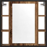 Ormarić za kupaonsko ogledalo staro drvo 60x16x60 cm inženjerski drvo | shoptok.hr