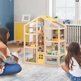  Otroška lesena hišica s pohištvom in figuricami | Shoptok.si