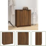 The Living Store Omarica za čevlje rjav hrast 59x35x70 cm konstruiran les - Omarica Za Čevlje, (21744892) | Shoptok.si