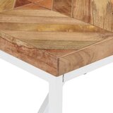  Blagovaonski stol 140 x 70 x 76 cm masivno drvo bagrema i manga | shoptok.hr