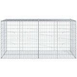  Gabionska košara s poklopcem 200x100x100 cm pocinčano željezo | shoptok.hr