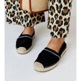 Gemre Black espadrilles with rhinestones Abia | shoptok.hr