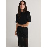 Reserved - Prozirna maxi suknja - crno | shoptok.hr