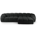 Micadoni Home Crna baršunasti kutna garnitura Diana – | shoptok.hr