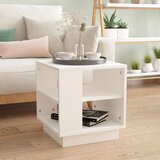 The Living Store Klubska mizica bela 40x40x43 cm konstruiran les - Klubska Mizica, (21573125) | Shoptok.si