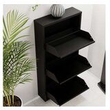 Hanah home Ormar za cipele 3 Piece Metal Black | ePonuda.com