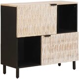  Kreveta Finš bijelog pranja 80 x 33 x 75 cm Čvrsto drvo manga | shoptok.hr