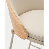 Kave Home Barski stol v bež in naravni barvi (višina sedeža 65 cm) Eamy – | Shoptok.si