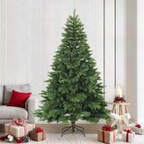  Umjetno božićno drvce s nogom Zelena 240 cm PVC, PE i čelik | shoptok.hr