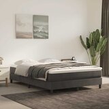  Madrac s oprugama srednje tvrdoće tamnosivi 120x210x20 cm baršunasti | shoptok.hr
