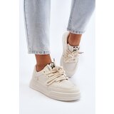 Boto Women's Beige Faux Leather Sneakers Avanalis Cijene