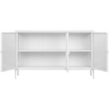 House Nordic Bela kovinska vitrina 140x85 cm Brisbane – | Shoptok.si