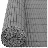 Dvostrana vrtna ograda 110 x 300 cm siva | Eponuda.com