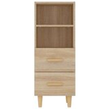  Komoda boja hrasta sonome 34 5x34x90 cm od konstruiranog drva | shoptok.hr