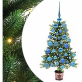  Božićno drvce s 150 LED svjetlima s stalakom Zelena 90 cm PE | shoptok.hr