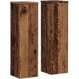 Stalci za biljke 2 kom boja starog drva 17 x 17 x 60 cm drveni | shoptok.hr