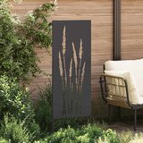 vidaXL Dekorativna ploča za vrt Crna 50 x 140 cm | shoptok.hr