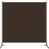 vidaXL Sobna pregrada s 1 panelom smeđa 175 x 180 cm Cijene