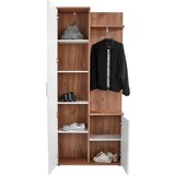 CARRYHOME PREDSOBA bela, barve hrasta | Shoptok.si