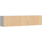 vidaXL Kutni ormarić siva boja hrasta 200x40x45 cm konstruirano drvo | shoptok.hr