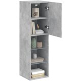 TV ormarić s LED svjetlima siva boja betona 30,5x30x102 cm | shoptok.hr