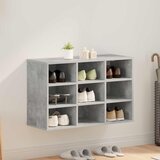  Ormar za cipele Beton siva 77,5 x 30 x 51 cm Konstruirano drvo | shoptok.hr