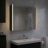  Kupaonski ormar s ogledalom Crni hrast 83,5 x 15,5 x 70 cm | shoptok.hr