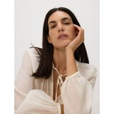 Reserved Bluza od mješavine viskoze - krem | shoptok.hr