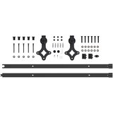 vidaXL klizna vrata s hardverskim setom bijela 78x211 cm masivni bor | shoptok.hr