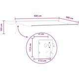  Električna retraktabilna tenda Sivosmeđa 5 x 3 m | shoptok.hr