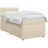  Boxspring krevet s madracem Krem 80 x 200 cm Tkanina | shoptok.hr
