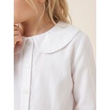 Sinsay Pamučna poplin košulja s ukrasnim ovratnikom | shoptok.hr