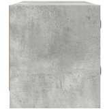 TV ormarić sa staklenim vratima boja betona 102x37x42 cm | shoptok.hr