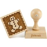 folkroll Gingerbread Man pečat za piškote, 55 x 55 mm | Shoptok.si