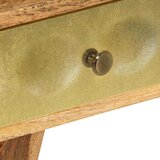  Klubska mizica iz trdnega mangovega lesa 90x50x40 cm | Shoptok.si