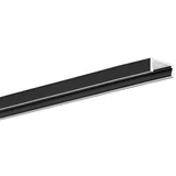 LED profil MICRO-PLUS - nadgradni, črn