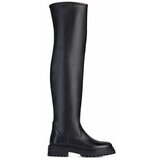 Geox Usnjeni elegantni škornji Iridea ženski, črna barva | Shoptok.si