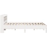  Okvir kreveta bez madraca bijeli 140 x 190 cm masivna borovina | shoptok.hr