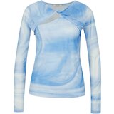 Orsay Blue Women's Patterned Long Sleeve T-Shirt - Women's | Eponuda.ba