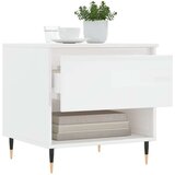  Stolić za kavu sjajni bijeli 50 x 46 x 50 cm konstruirano drvo | shoptok.hr