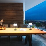 Honsel Moderne tafellamp zwart 35 cm opaal glas incl. LED 3-staps dimbaar - Djent | Shoptok.si