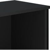  Regal za knjige crni 50x31x137,5 cm od konstruiranog drva | shoptok.hr